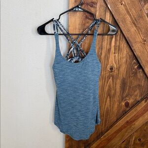 lululemon athletica Blue Strappy Camisole